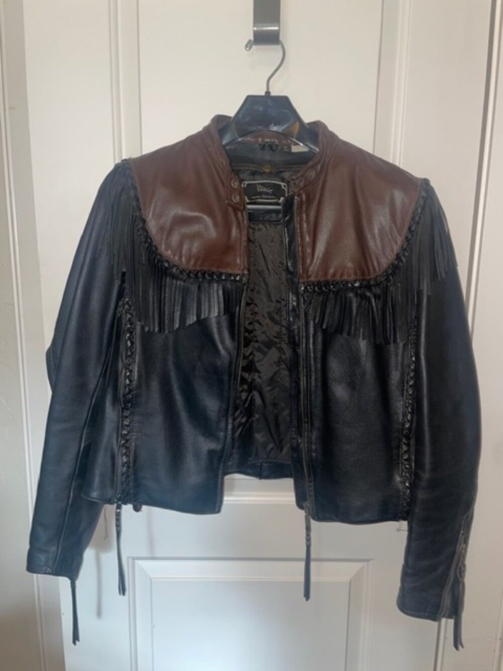 Vintage Willie G Harley Davidson Woman Wings American Cowhide Motorcycle Jacket